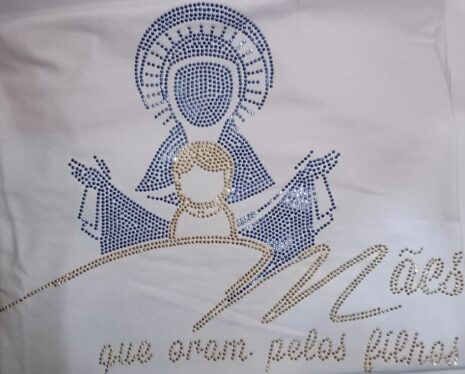 CAMISA MANGA CURTA COM BRILHO - Imagem 3