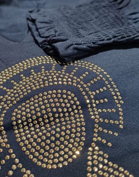 BLUSA BRILHO BUFANTE MANGA 3/4 - Imagem 3