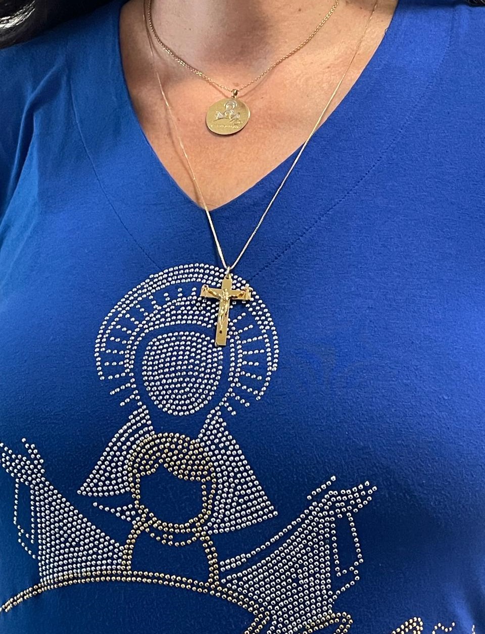 PINGENTE CRUCIFIXO LA SALETTE - Imagem 6