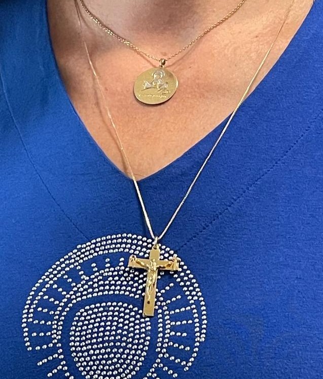 PINGENTE CRUCIFIXO LA SALETTE - Imagem 7