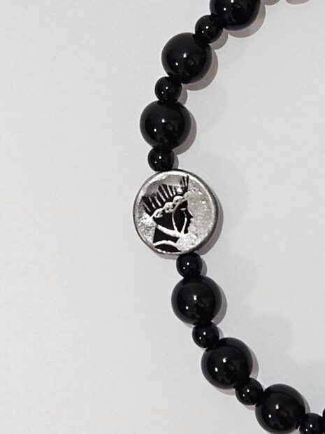PULSEIRA TERÇO PEDRA NATURAL BRILHO - Imagem 3