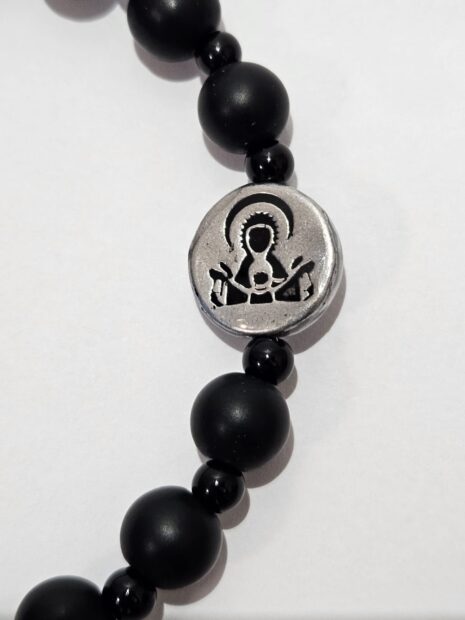 PULSEIRA TERÇO PEDRA NATURAL FOSCA - Imagem 6