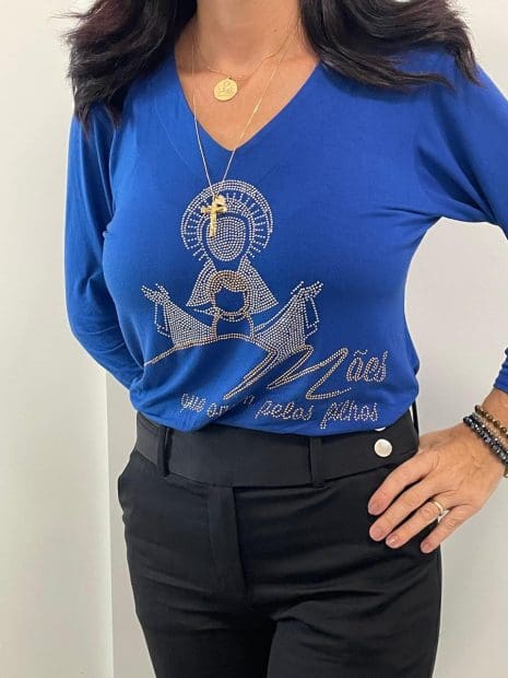 BLUSA BRILHO MANGA 3/4 - Imagem 16