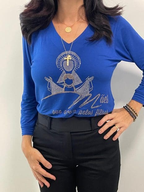 BLUSA BRILHO MANGA 3/4 - Imagem 17