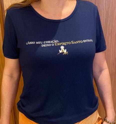 CAMISA FRASE FEMININA
