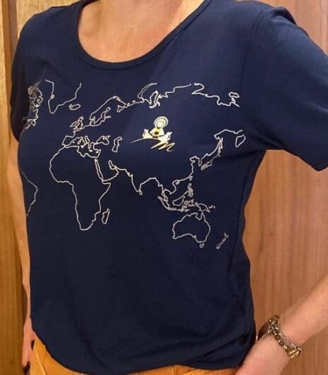 CAMISA MUNDO FEMININA
