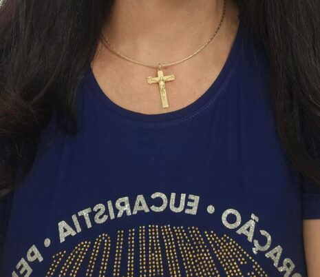 COLAR ARO COM CRUZ DE LA SALETTE - Imagem 4